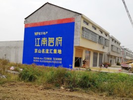  泰宁农村墙体广告在不同形式上面展现的不同特色